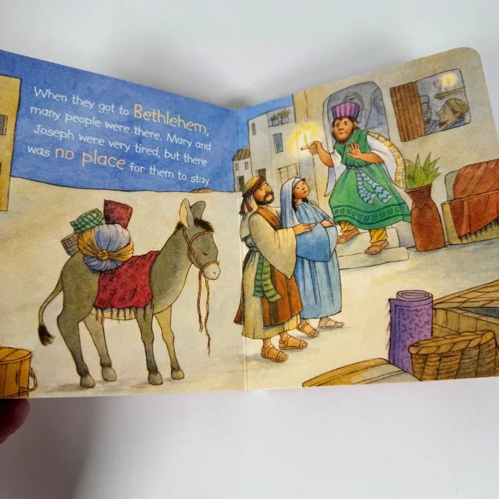 Lot 2 Christmas Board Books God Gave Us Christmas +‎ The Story of Christmas Kids
